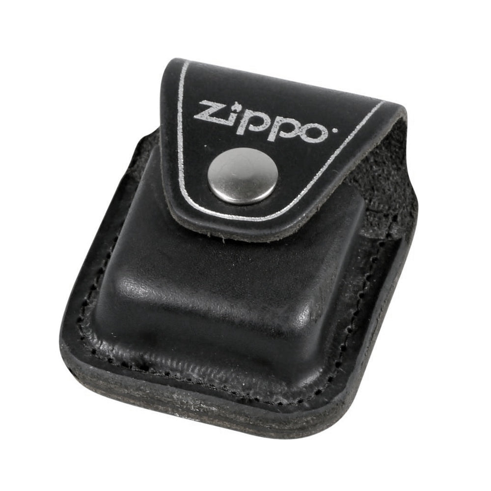 Zippo Pouch Ledertasche schwarz mit Gürtelclip